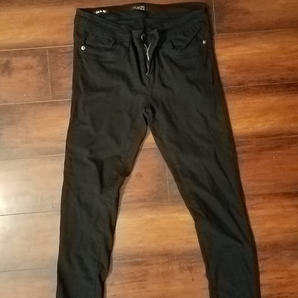 Black jeggings